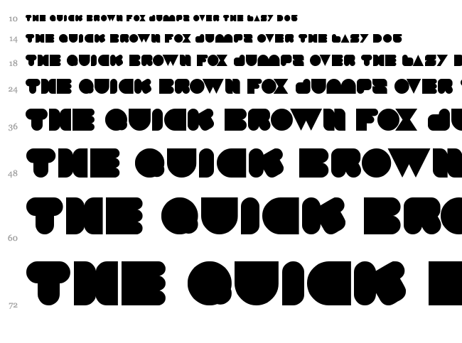 Love Is Blind font waterfall
